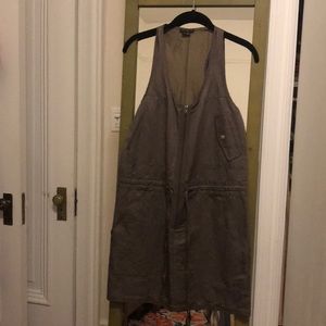 Theory silk safari army dress dress